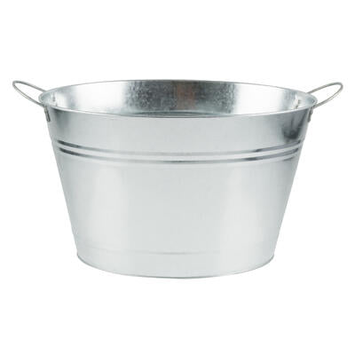 8.45 gallon tin ice buckets  -- 6 per case