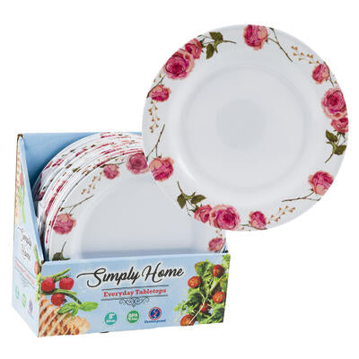 simply home salad plates - 8 pack -- 24 per case