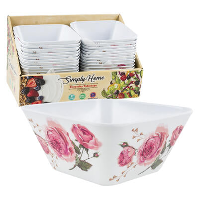 simply home square bowl- 6 inch -- 24 per case