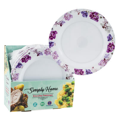 simply home 11.75 in dinner plates -- 24 per case