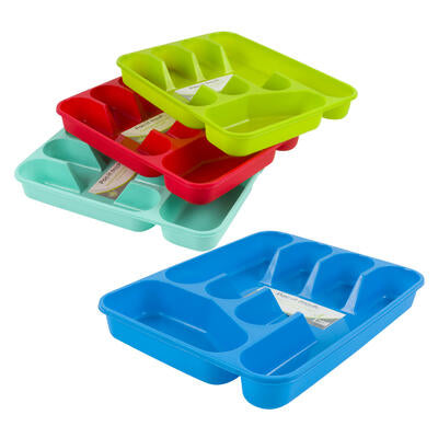 plastic cutlery holders - 4 assortments -- 48 per case