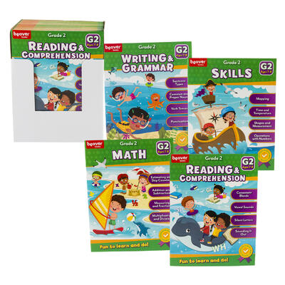 grade 2 head start workbooks - assorted themes -- 48 per case