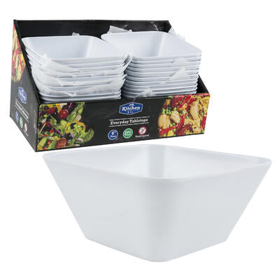 plain white bowls - 6 inch -- 24 per case