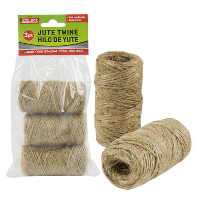 3pk natural jute twine -- 48 per case