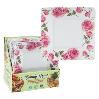 simply home dessert plates - 8 inch -- 24 per case