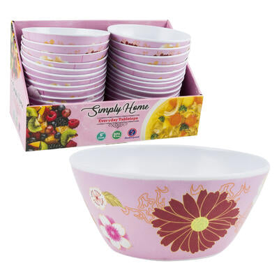 simply home round bowls - 6 in  -- 24 per case