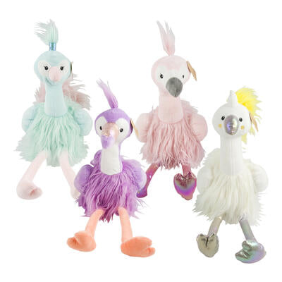 sweetheart birds plush - assorted - -  -- 8 per case