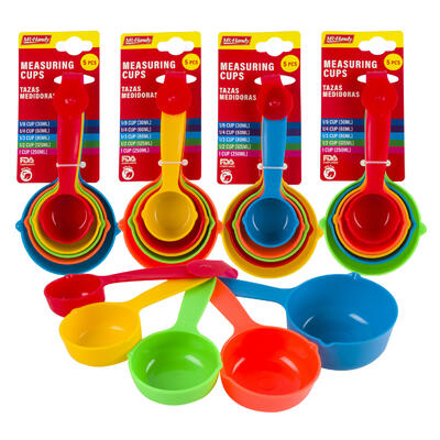 5pc mr. handy measuring cup set- assorted colors -- 48 per case