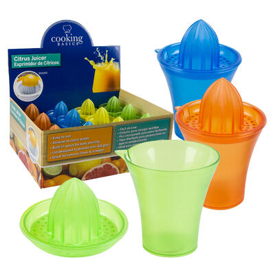 citrus juicer - 4 assorted colors -- 48 per case