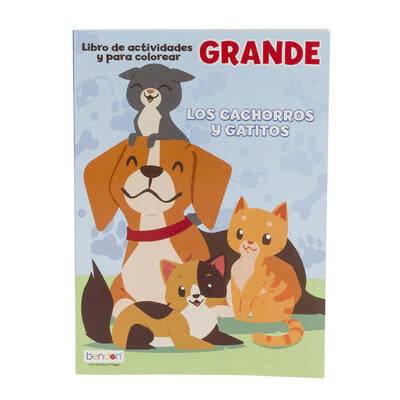 los cachorros y gatitos coloring book - 80 pages - 24/case -- 24 per case