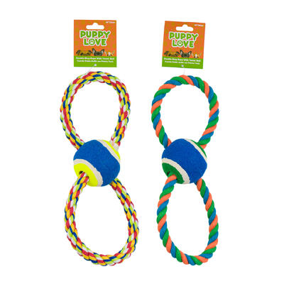 double ring dog toys - 2 assortments -- 48 per case