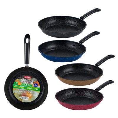 mr. handy marble coated frying pan - 9 inch -- 12 per case