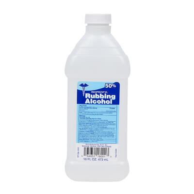 50% rubbing alcohol - 16oz - baby products -- 24 per case