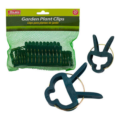 garden plant clips - durable plastic  -- 24 per case