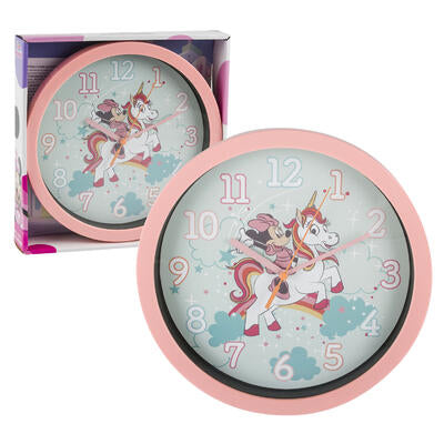 disney minnie mouse wall clocks - 10 in -- 6 per case