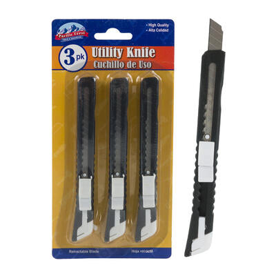 3pc utility blades - 7.7cm -- 48 per case