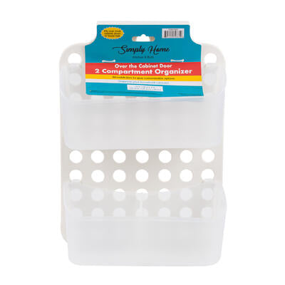 2 tier plastic organizer - 14h -- 12 per case