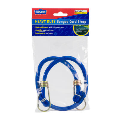 heavy duty bungee cords - blue -- 48 per case