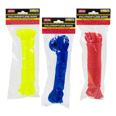 49ft twisted rope - assorted colors -- 48 per case