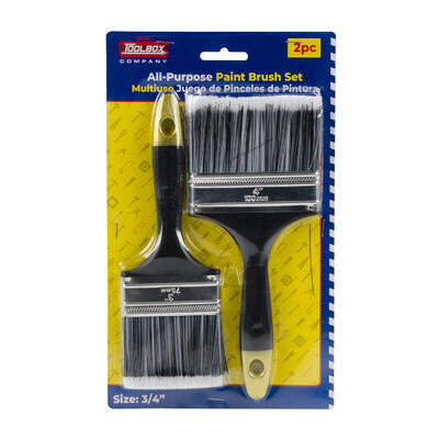 2pc paint brush set - 3/4 inch -- 24 per case