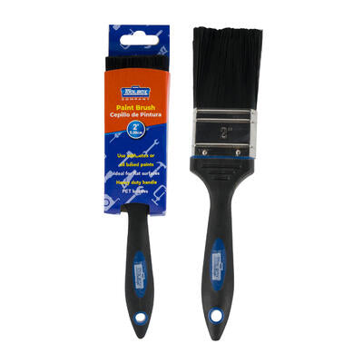 2 in paint brush with rubber handle -- 24 per case