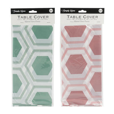 simple home table covers - assorted colors -- 72 per case