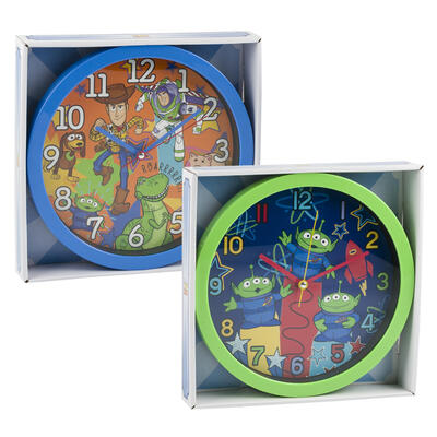 toy story wall clock - 10 inch - licensed item -- 6 per case