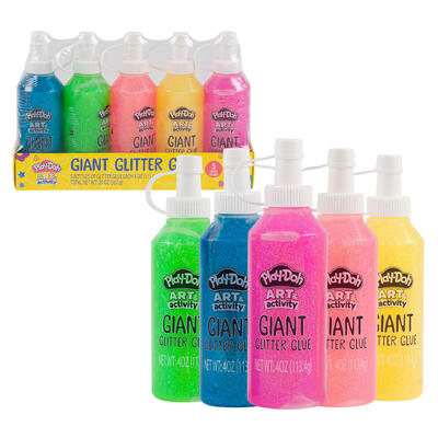 play-doh glitter glue 5pk -- 8 per case