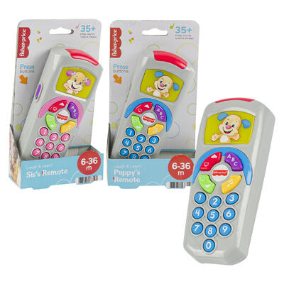 fisher price puppy and sis remote toy - assorted -- 4 per case