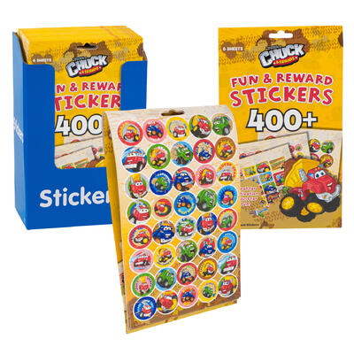 tonka chuck 400+ sticker pad - -  -- 48 per case