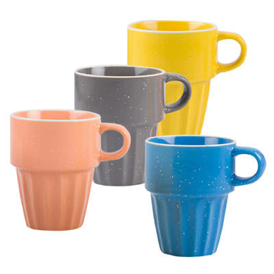 11oz snack mugs - 4 assortments -- 48 per case