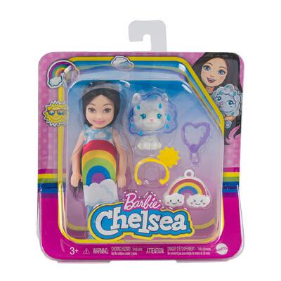 barbie dress-up rainbow chelsea doll - -  -- 6 per case