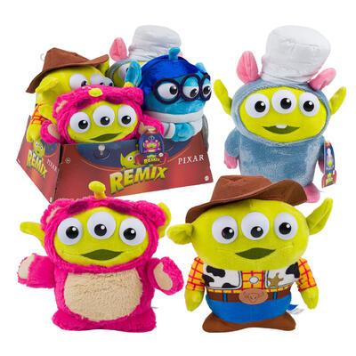 disney-pixar aliens plush - assorted - 4 pack -- 4 per case