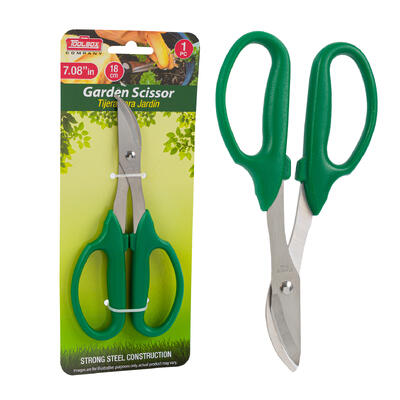 garden scissor 7.08 - stainless steel - green -- 48 per case