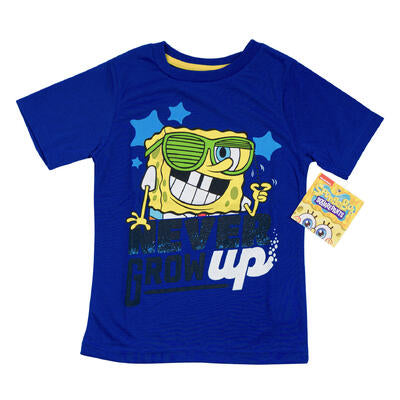 sponge bob squarepants boys t-shirt - assorted sizes -- 72 per case