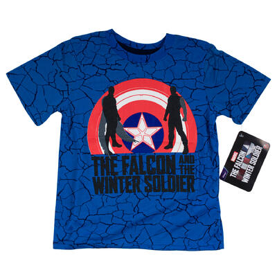 the falcon and the winter soldier boys t-shirt - 72 unit case -- 72 per case