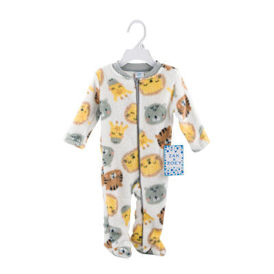 zak and zoey baby sleepers - animals design -- 48 per case