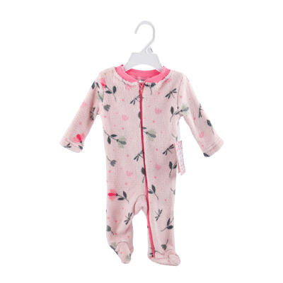 zak & zoey flowers baby sleepers  -- 48 per case