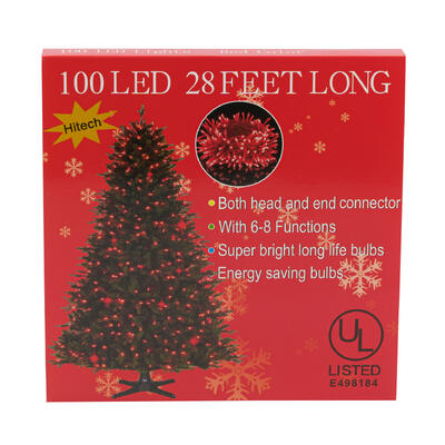 100pc led christmas lights- 28ft -- 24 per case