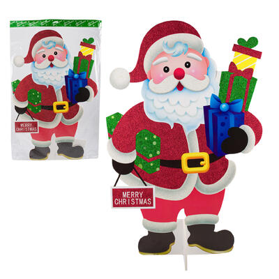 santa stand board w tree base- 32x20 -- 30 per case