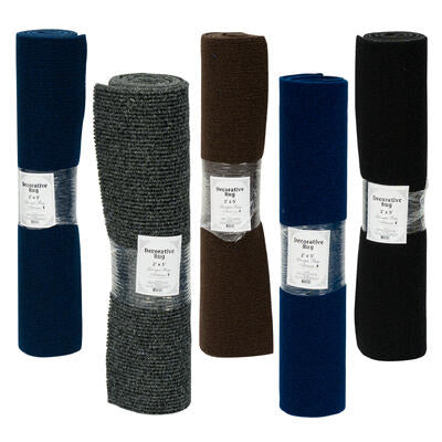 2x5 indoor/outdoor rugs - assorted colors -- 10 per case