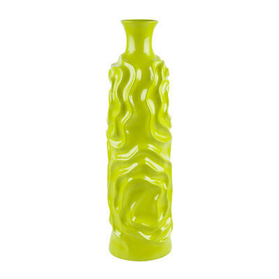 bottle shape vases - green - 19.5 in -- 2 per case