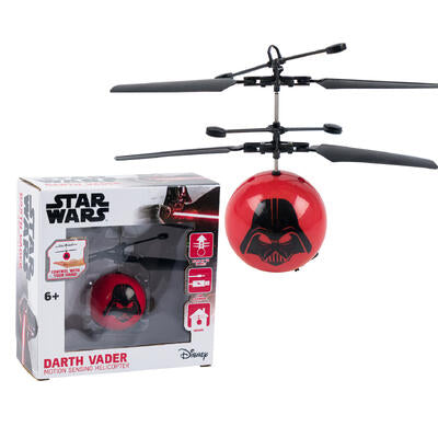 ufo darth vader ball helicopter - 6 in  -- 6 per case