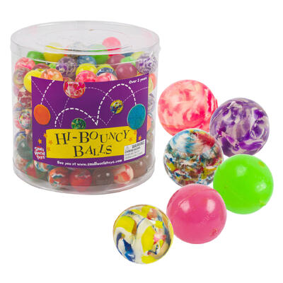 hi-bouncy balls - assorted colors  -- 200 per case