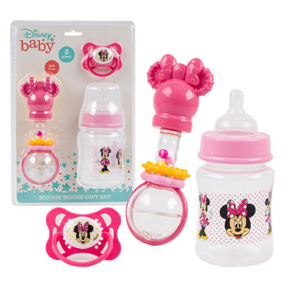 disney minnie mouse 3 piece gift set - bulk -- 12 per box