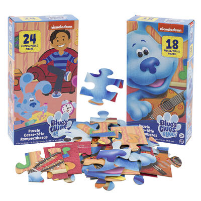 blue's clues puzzles - 18pc and 24pc  -- 6 per case