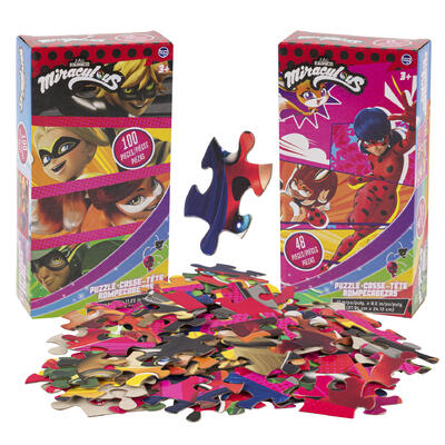 miraculous puzzles - 48pc and 100pc -- 6 per case