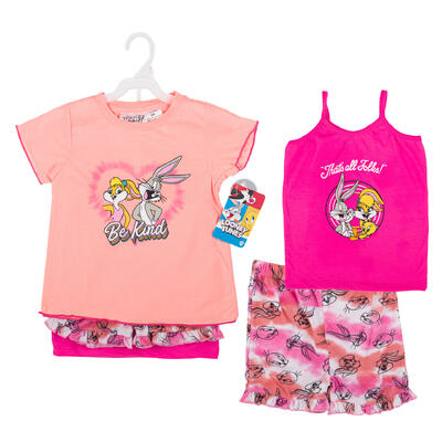 3pc looney tunes t-shirt and shorts set -- 48 per case