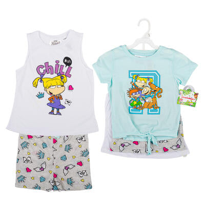 3pc rugrats t-shirt w/ shorts -- 48 per case