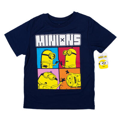 minions kids t-shirts - assorted sizes -- 72 per case